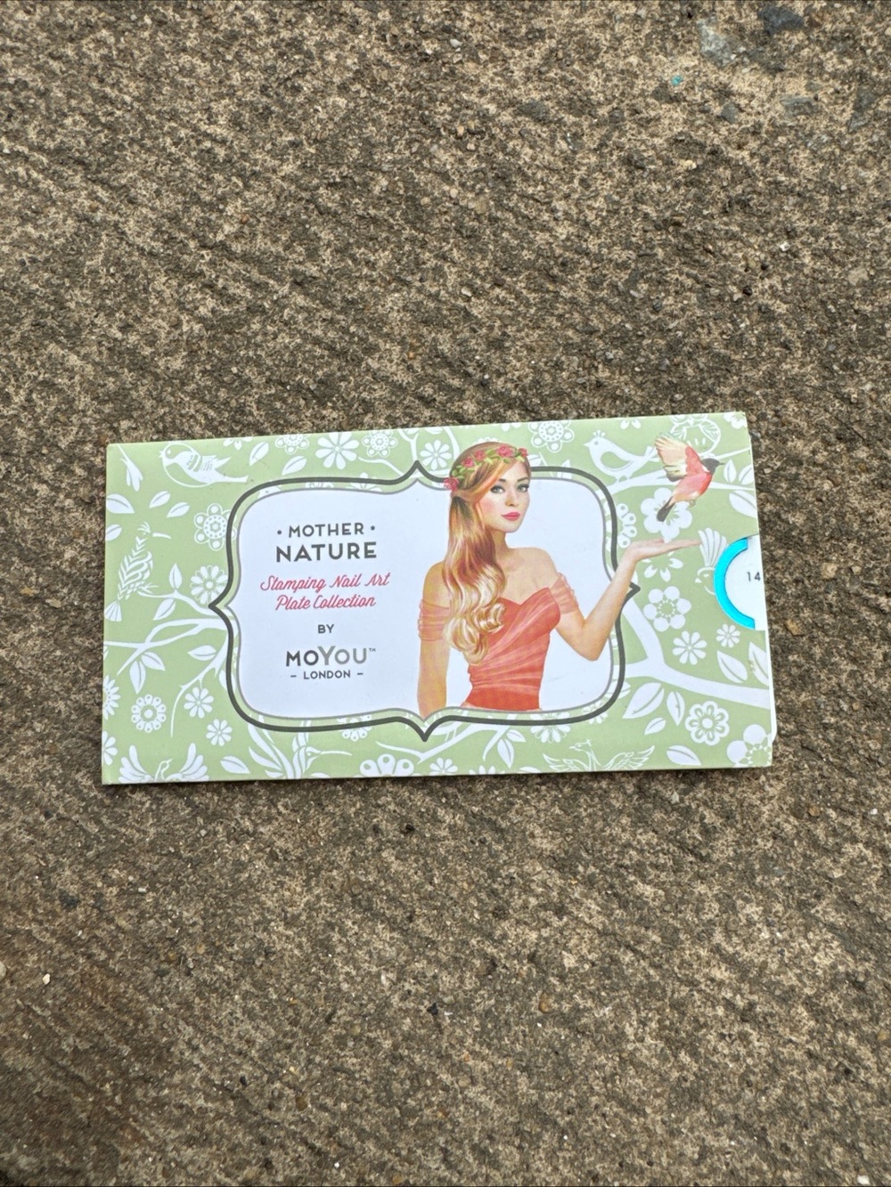 MoYou London Mother Nature Nail Stamping Plate Set number 14